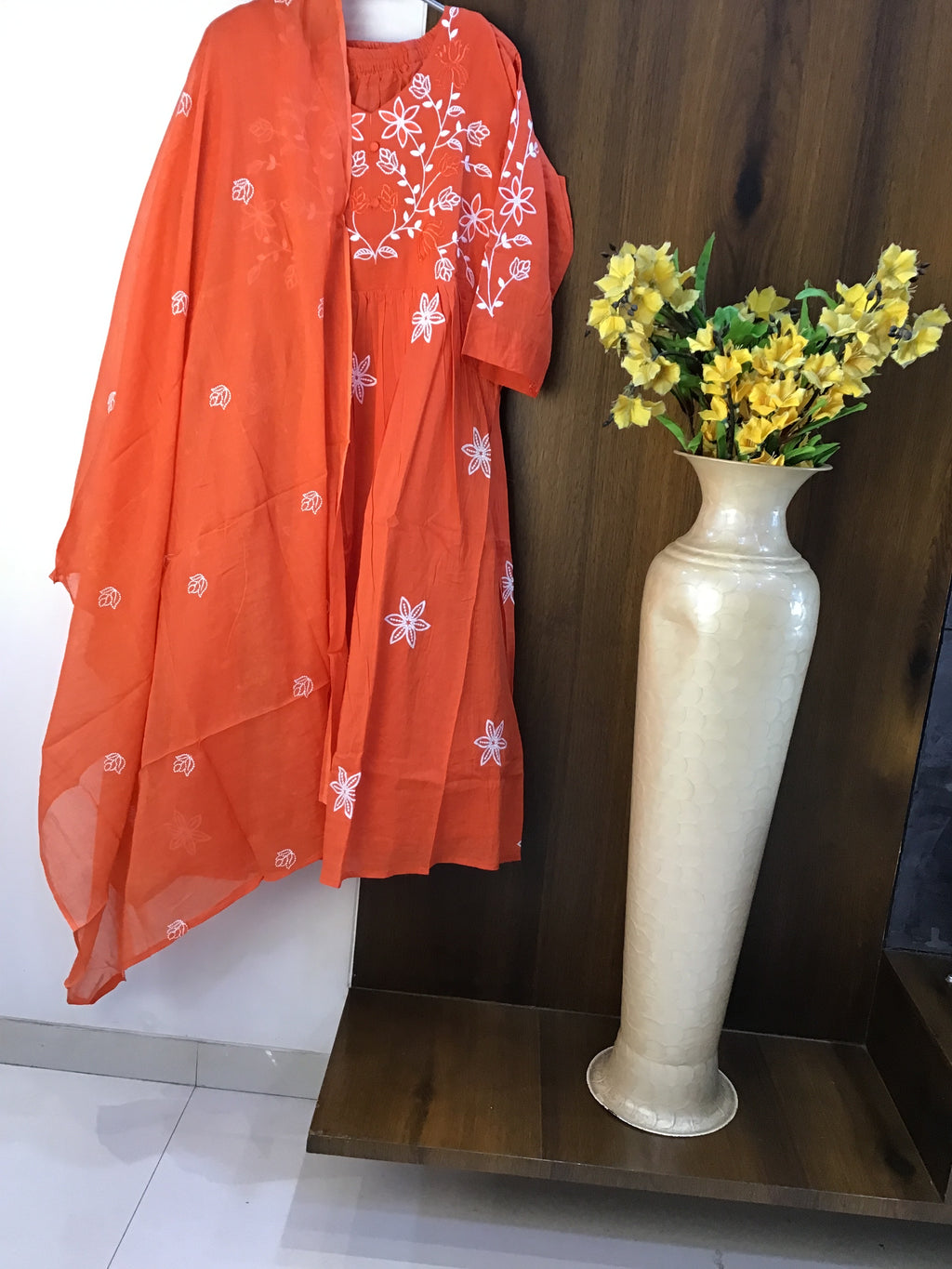 Embroidered Anarkali set