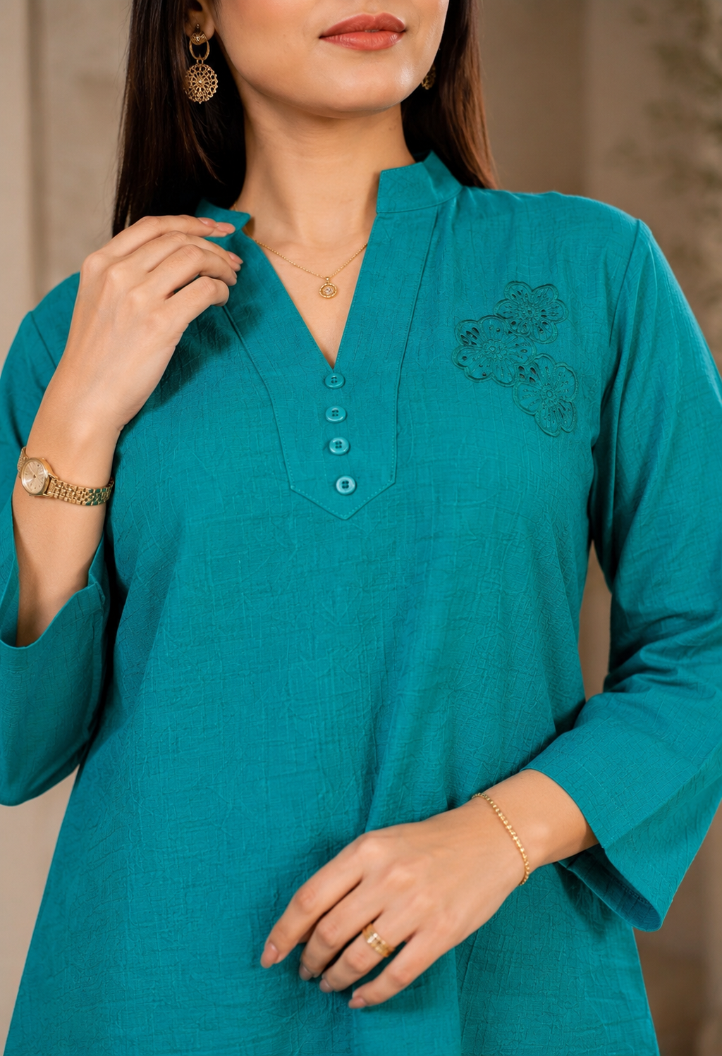 Teal Bloom Luxe Set